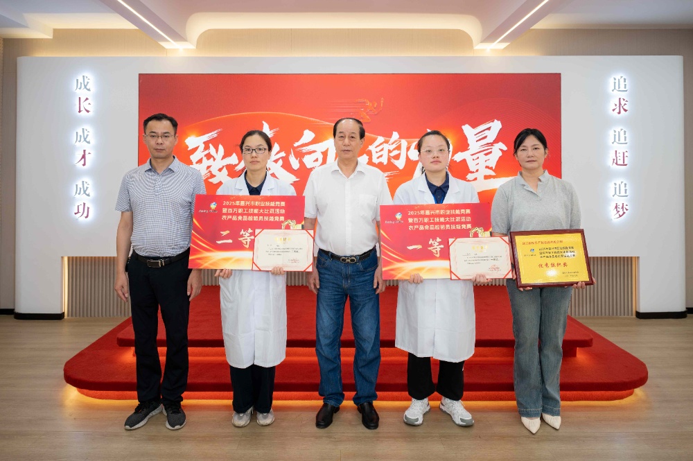 喜報(bào)！公司員工王瀟婷、曹小燕分獲市農(nóng)產(chǎn)品食品檢測(cè)員技能競(jìng)賽冠季軍！